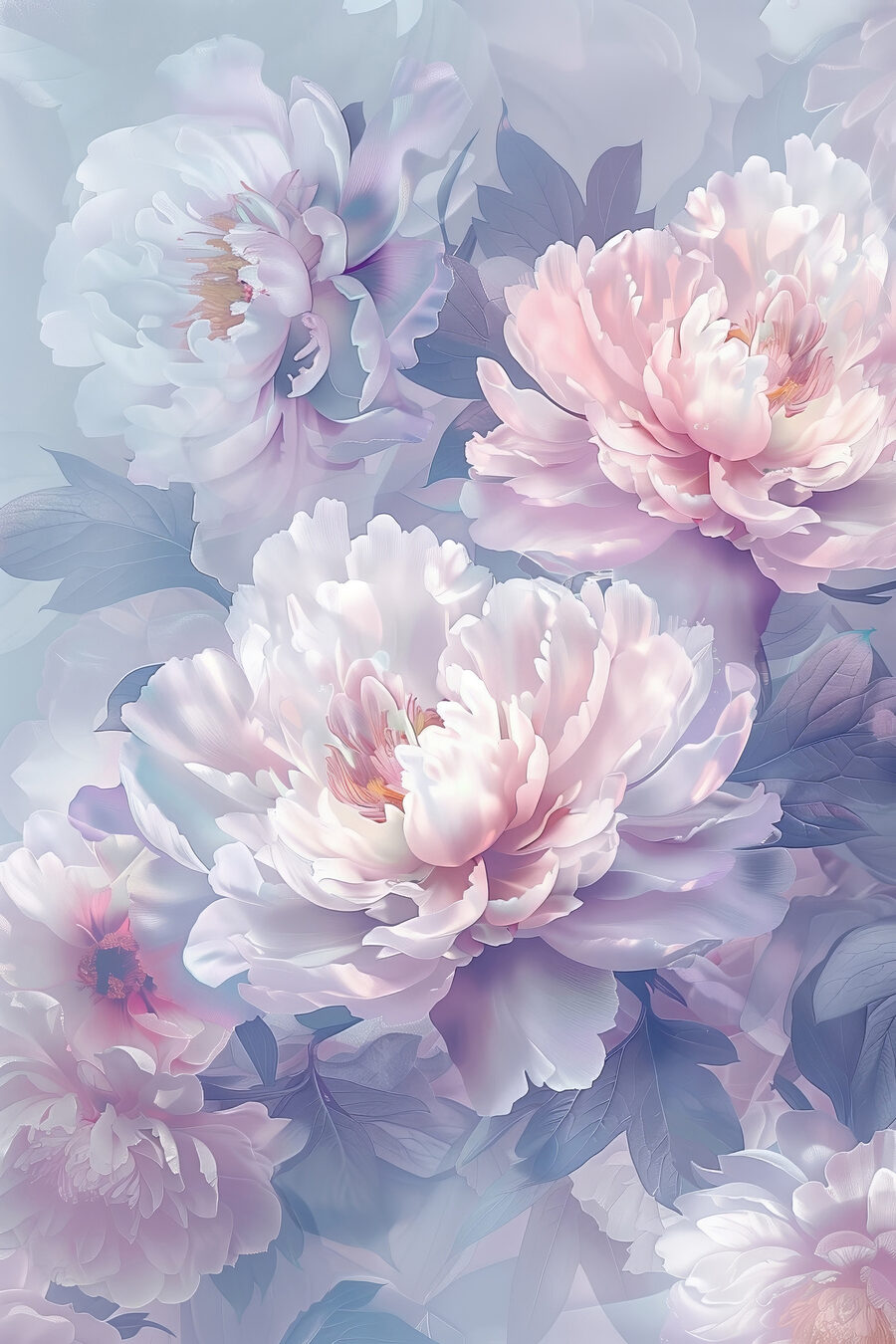 Gruppe von weißen Blumen