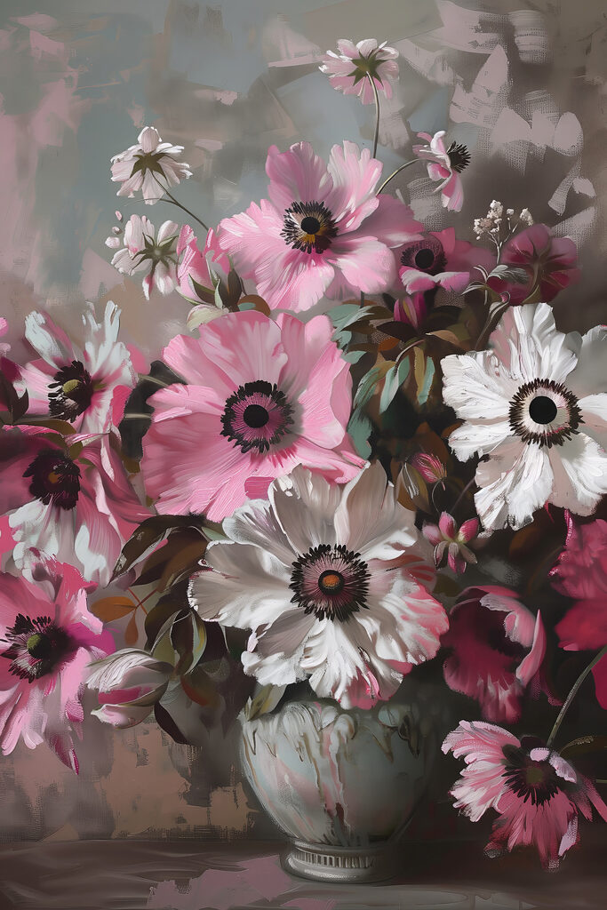Painting of flowers Painting of flowers