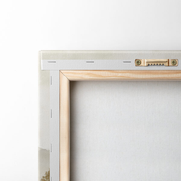 Landscape of hills with trees and mountains in the background