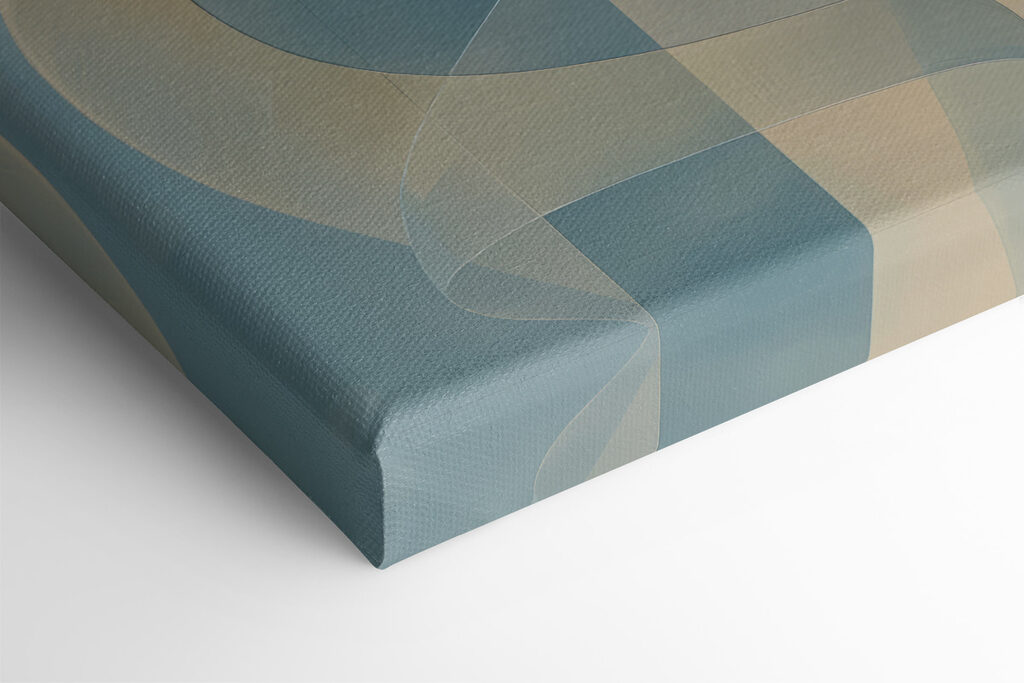 Colorful background with lines and curves