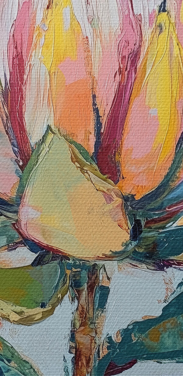 Painting of a flower Painting of a flower