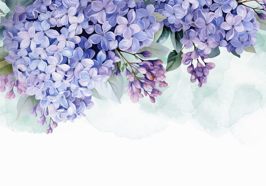 Strauß violetter Blumen