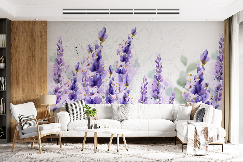 Group of purple flowers