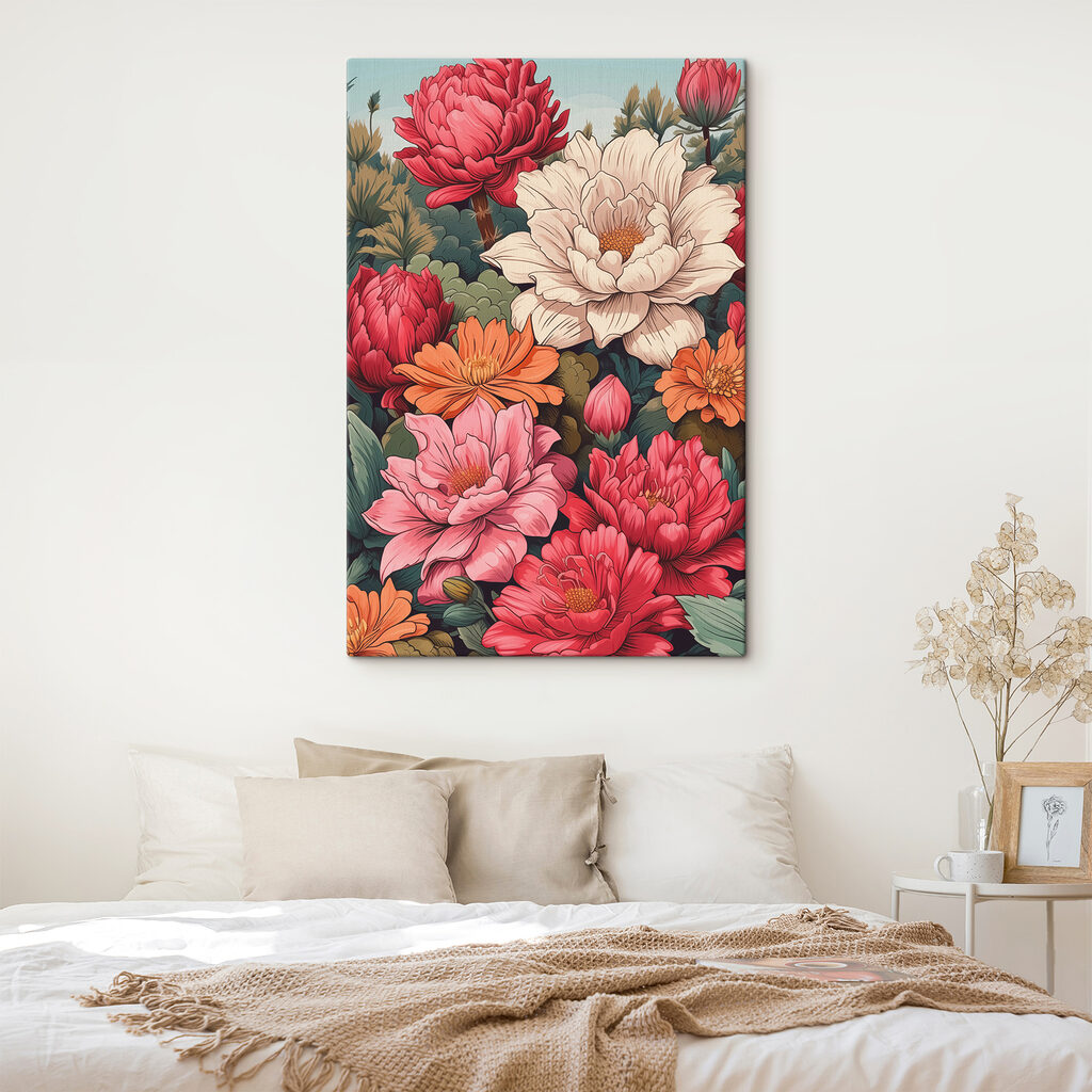 Vibrant blooms in full bloom Vibrant blooms in full bloom
