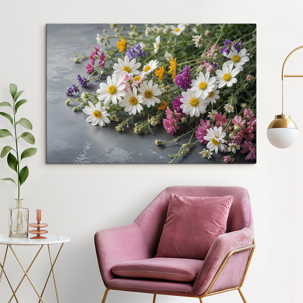 Wandbilder Gruppe von bunten Blumen (Artikelnummer: s40389) Wandbilder Wandbilder Gruppe von bunten Blumen (Artikelnummer: s40389)