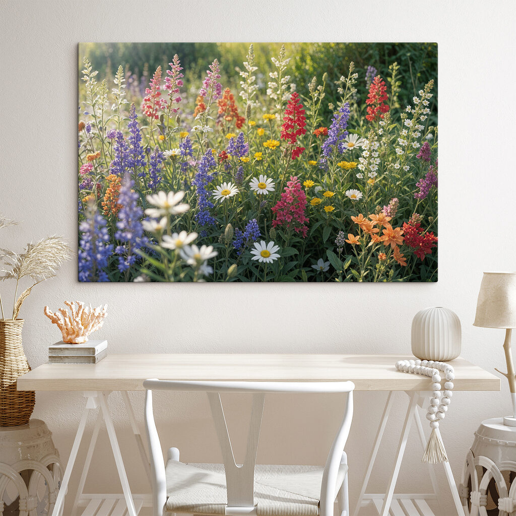 Ein Feld voller bunter Blumen s40390pig408 1024x1024 - Ein Feld voller bunter Blumen