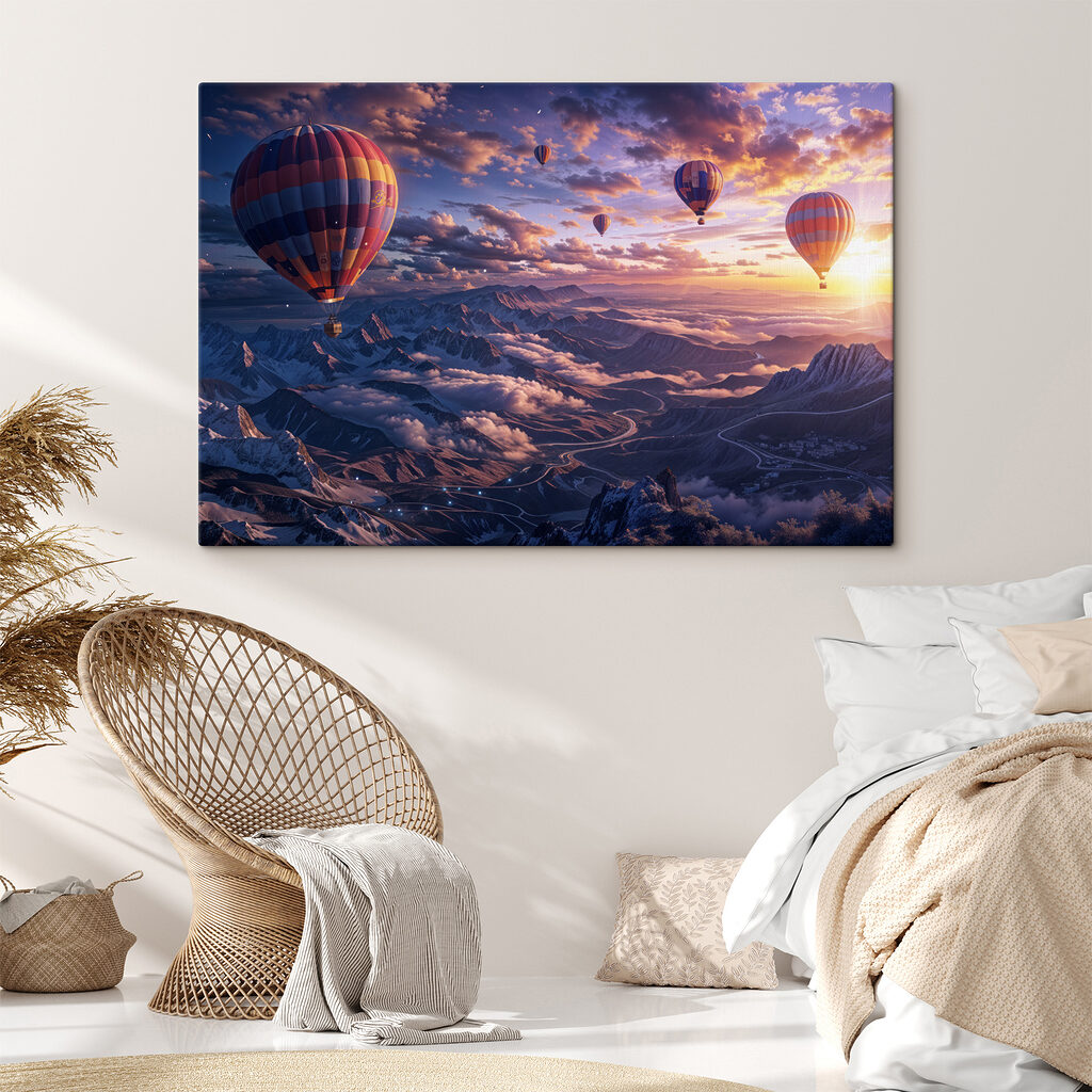 Hot air balloons in the sky Hot air balloons in the sky