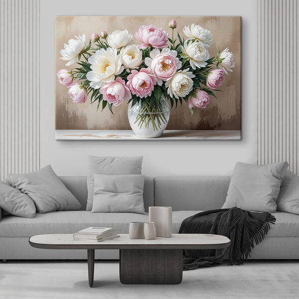 Vase mit Blumen auf einem Tisch s40398pig106m 600x600 - Vase mit Blumen auf einem Tisch