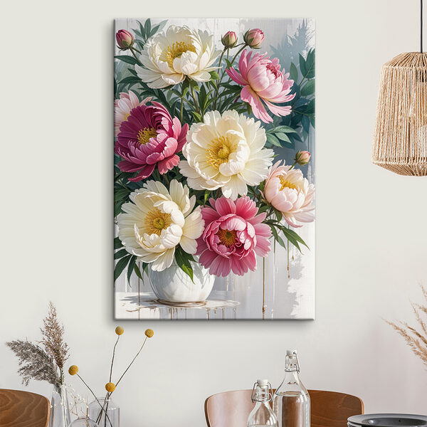 Blumenstrauß mit Blättern Blumenstrauß mit Blättern