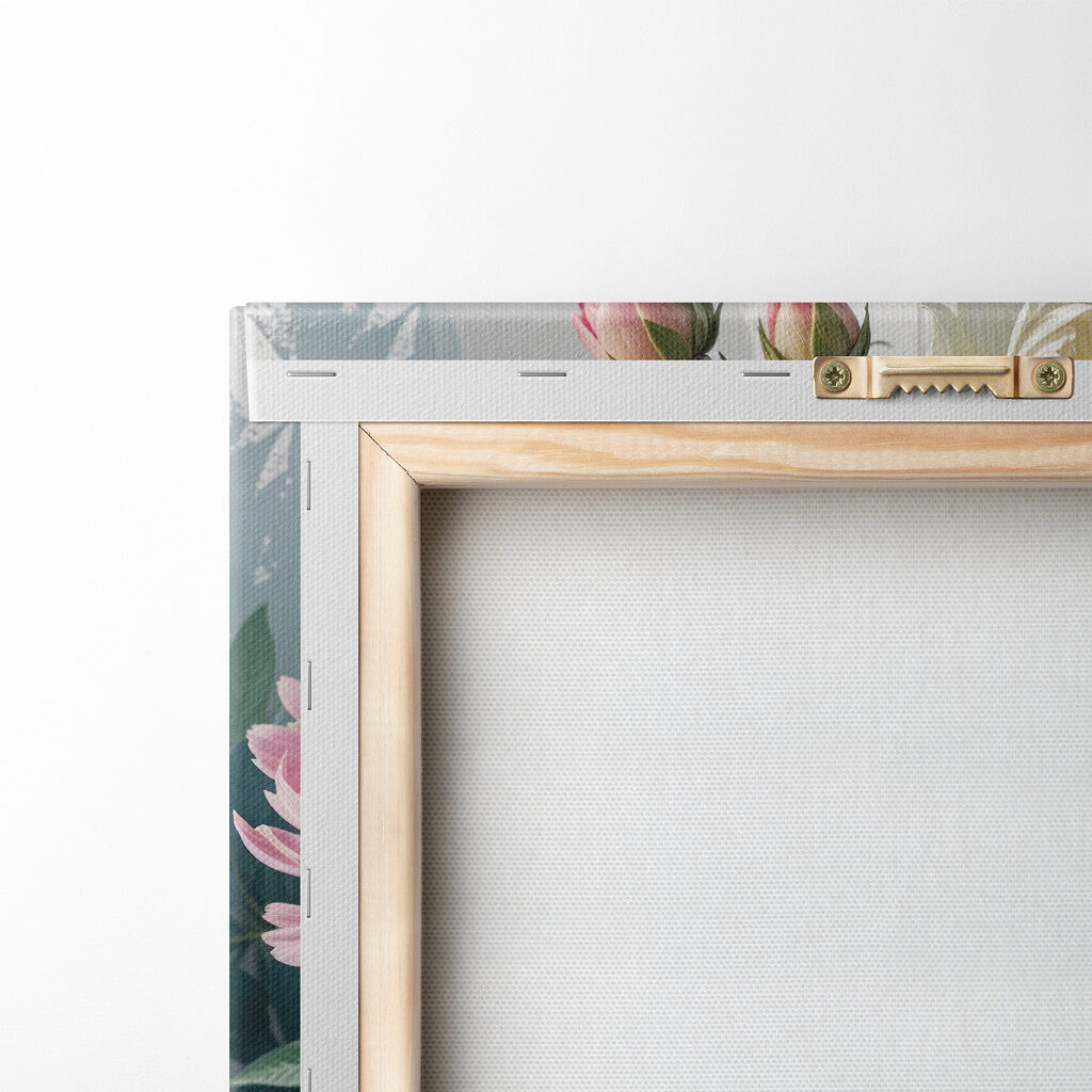 Bouquet of flowers with leaves