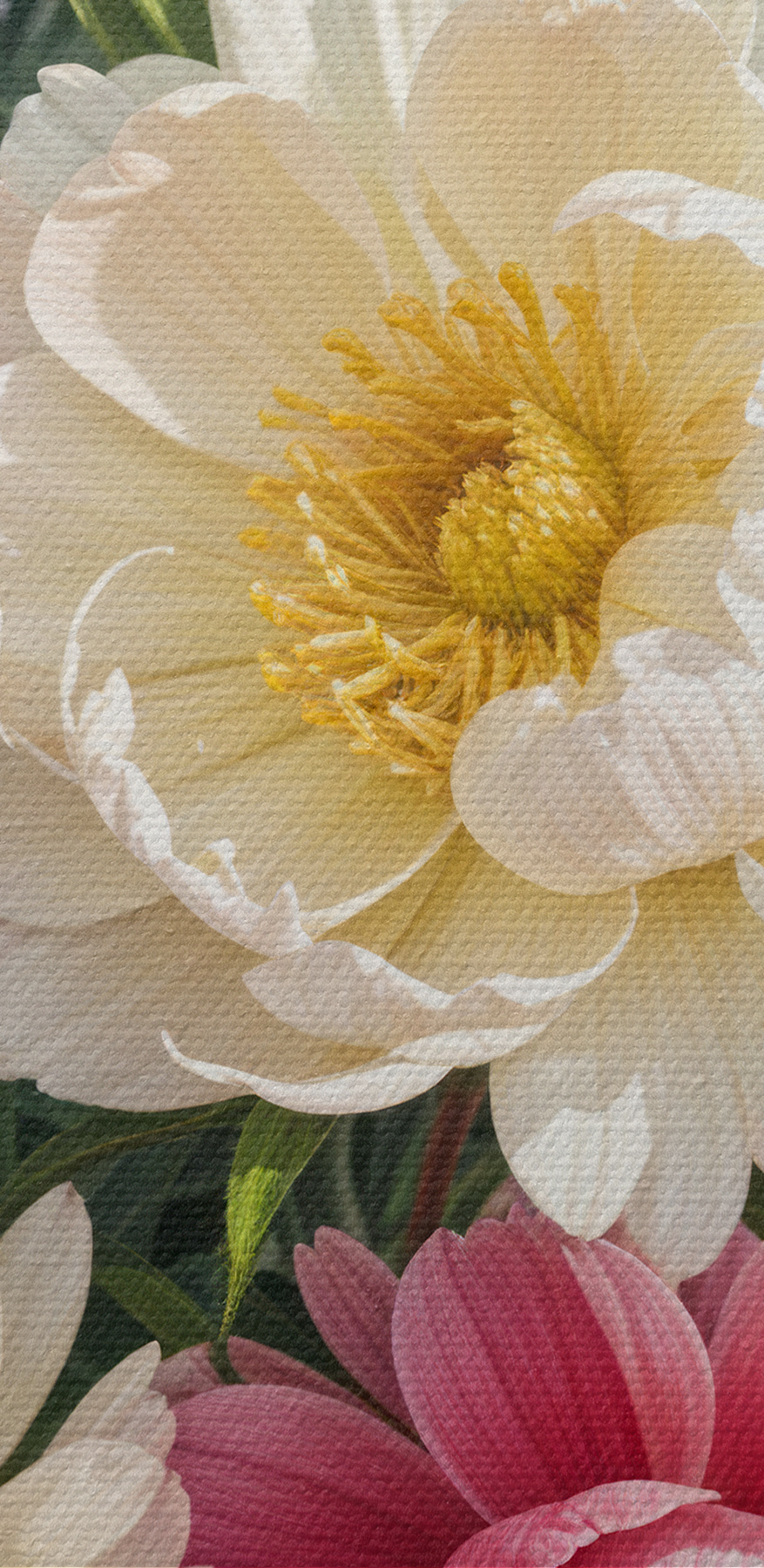 Blumenstrauß mit Blättern