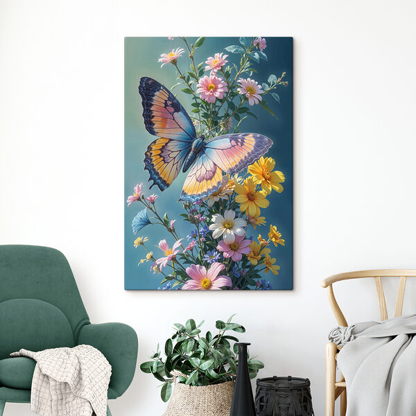 Schmetterling auf einer Blume Schmetterling auf einer Blume