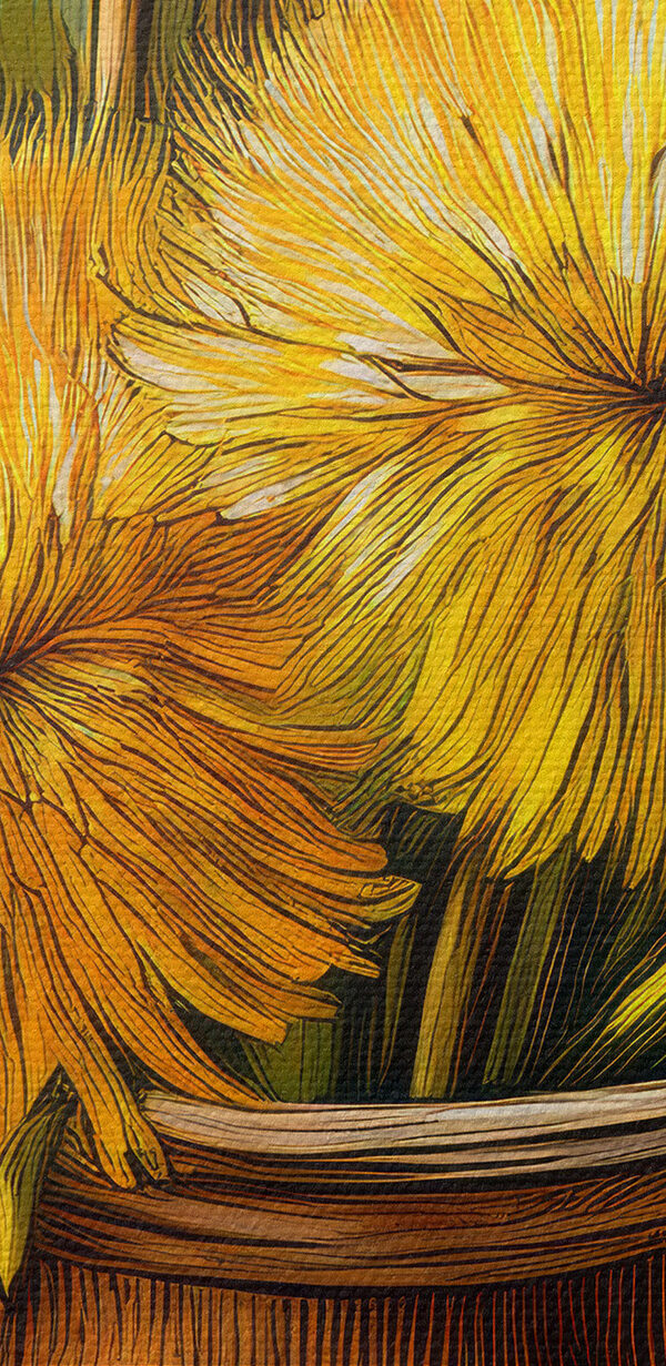 Yellow flowers in a vase Yellow flowers in a vase