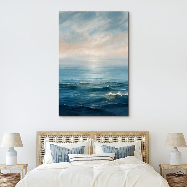 Large body of water with waves