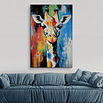 Wandbilder Gemälde einer Giraffe