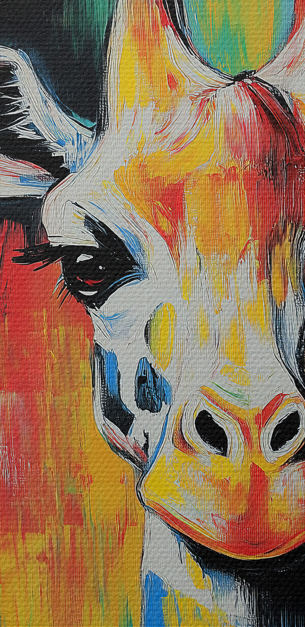 Gemälde einer Giraffe Gemälde einer Giraffe