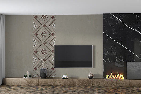 Muster auf einer Wand Muster auf einer Wand