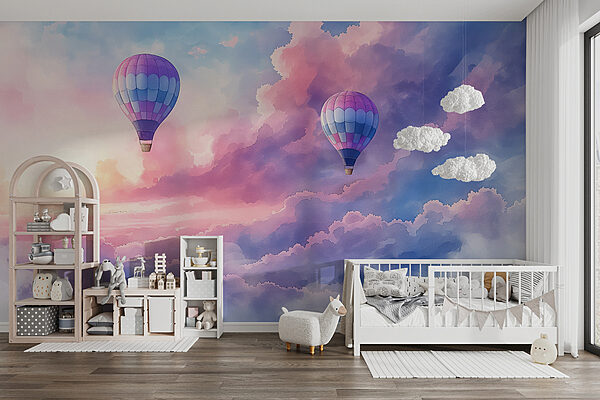 Heißluftballons am Himmel Heißluftballons am Himmel