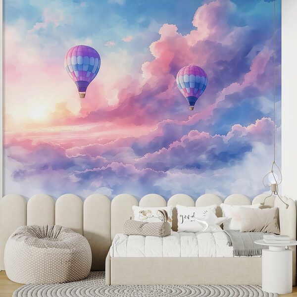 Heißluftballons am Himmel Heißluftballons am Himmel
