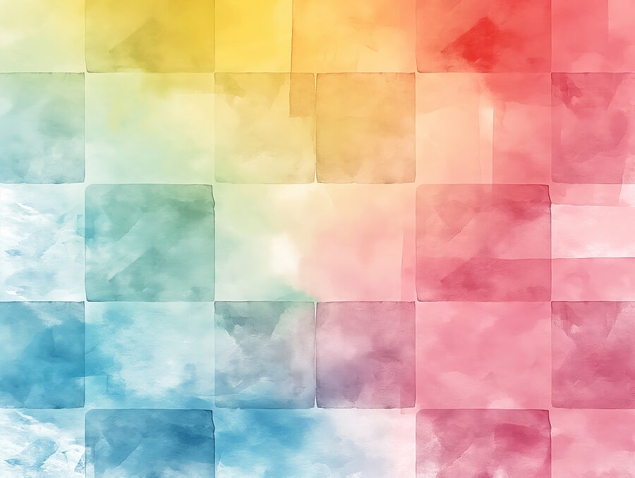 Bunte quadratische Fliesen