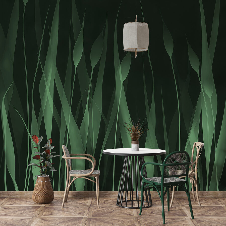 Grünes Gras mit schwarzem Hintergrund Grünes Gras mit schwarzem Hintergrund