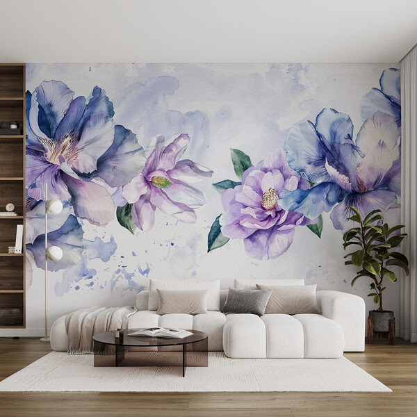 Gruppe von Blumen auf einem weißen Hintergrund Gruppe von Blumen auf einem weißen Hintergrund