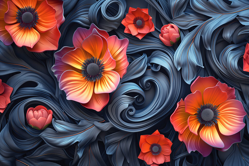 Nahaufnahme von Blumen Nahaufnahme von Blumen