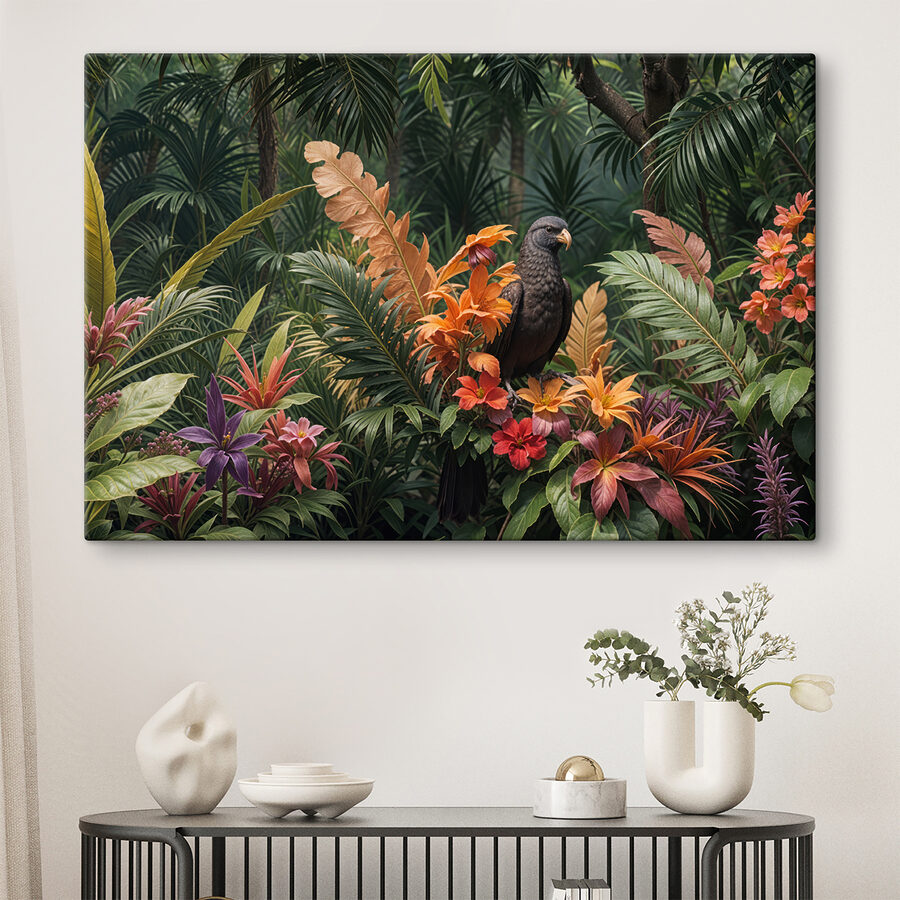 Vogel auf einer Blume sitzend Vogel auf einer Blume sitzend