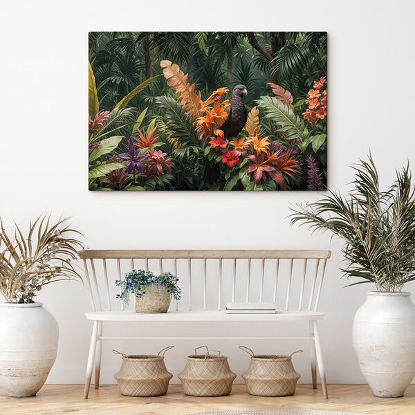 Vogel auf einer Blume sitzend Vogel auf einer Blume sitzend