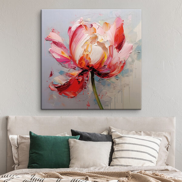 Gemälde einer Blume Gemälde einer Blume