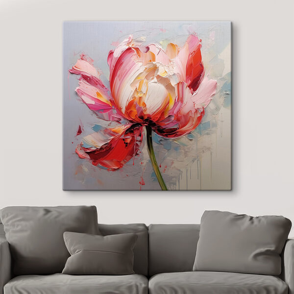 Gemälde einer Blume Gemälde einer Blume