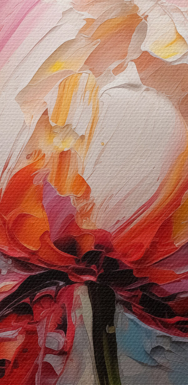 Gemälde einer Blume Gemälde einer Blume