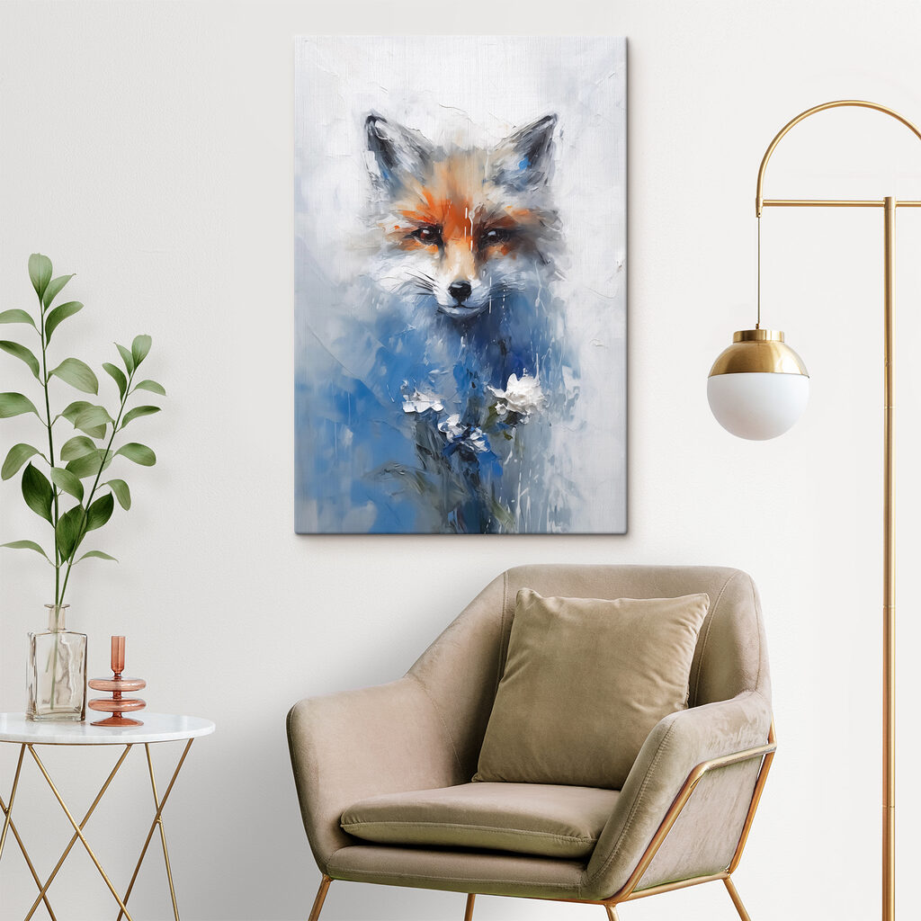 Painting of a fox Painting of a fox