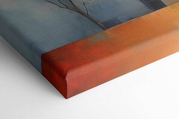 Painting of a group of buildings