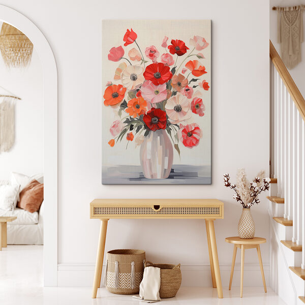 Gemälde von Blumen in einer Vase Gemälde von Blumen in einer Vase