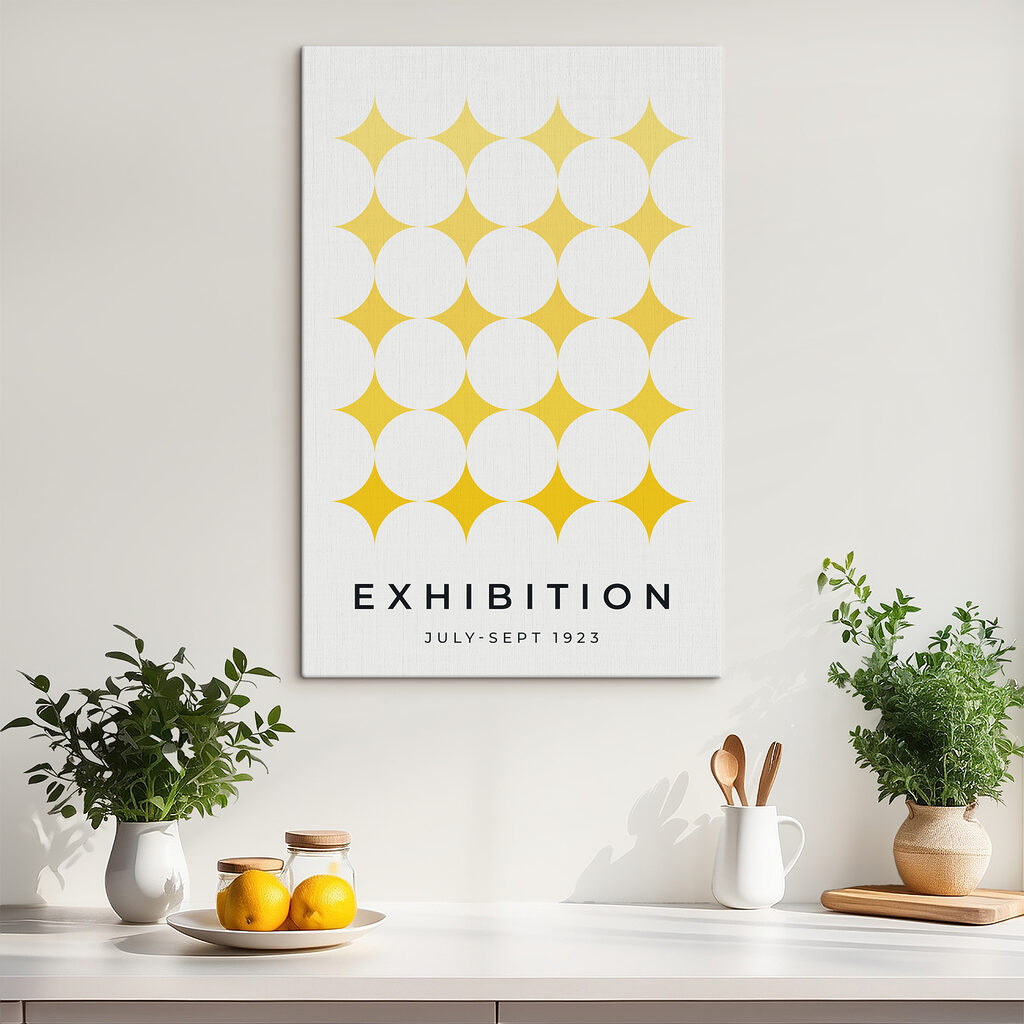 Group of white circles with yellow stars Group of white circles with yellow stars