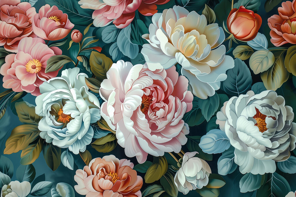 Nahaufnahme von Blumen Nahaufnahme von Blumen