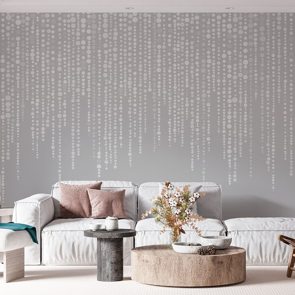 Grauer und weißer Hintergrund mit Punkten Grauer und weißer Hintergrund mit Punkten