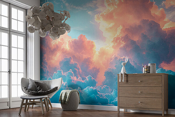 Blauer Himmel mit Wolken Blauer Himmel mit Wolken