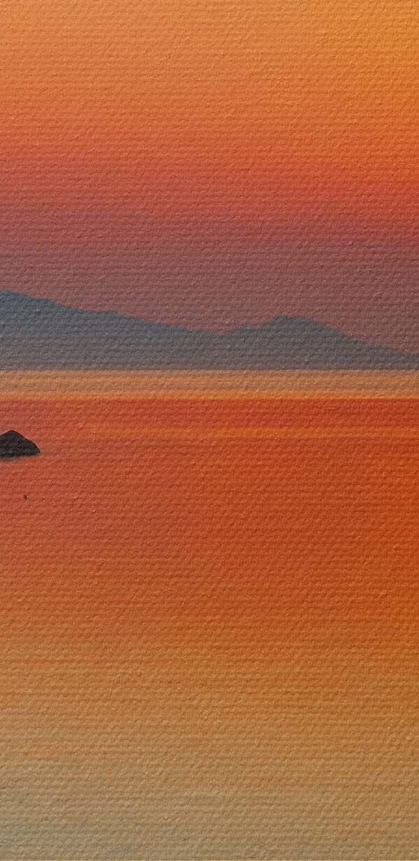 Sonnenuntergang über einer Wasserfläche Sonnenuntergang über einer Wasserfläche