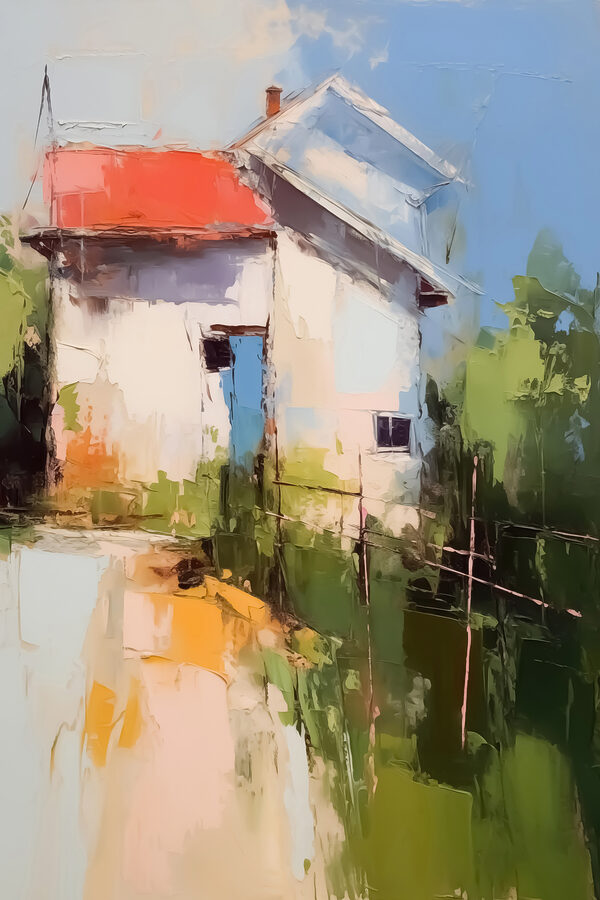 Anstrich eines Hauses Anstrich eines Hauses