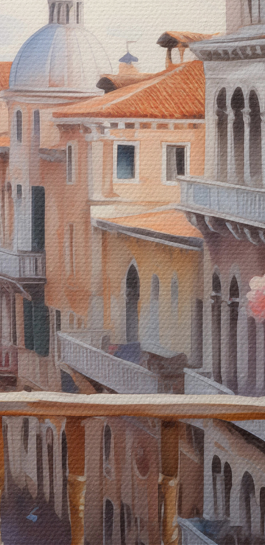 Blick auf eine Stadt von einem Balkon aus Blick auf eine Stadt von einem Balkon aus