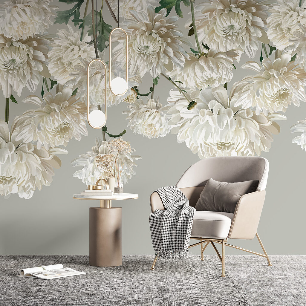 Group of white flowers