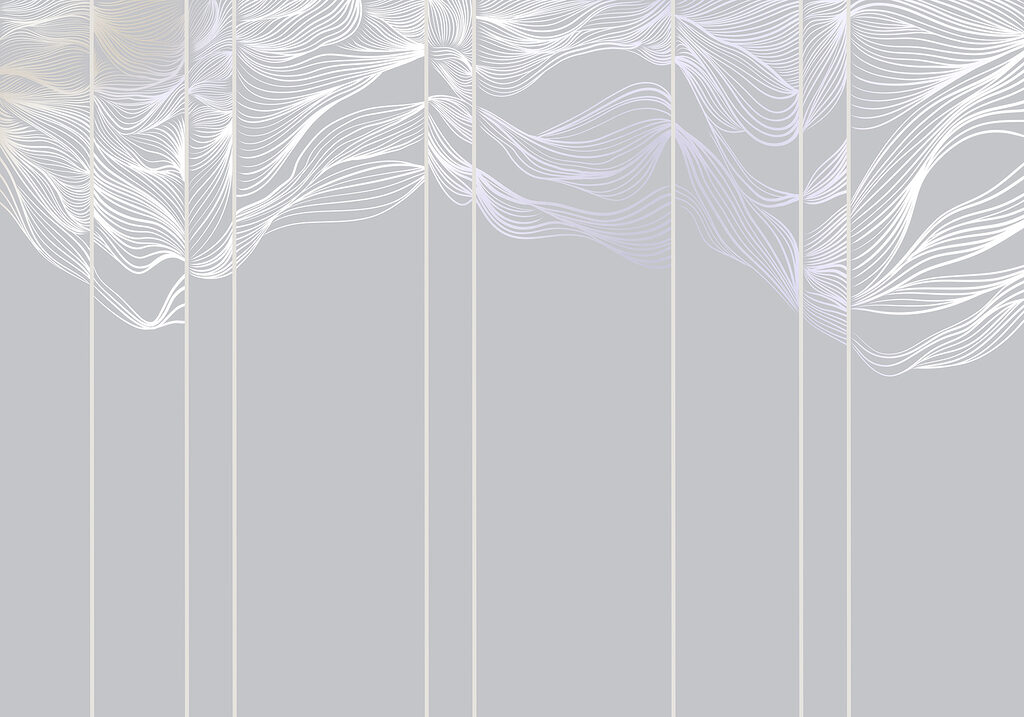 Weiße und violette Linienkunst Weiße und violette Linienkunst