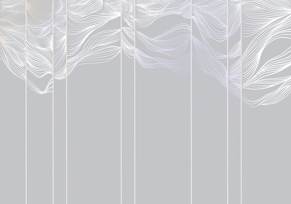 Weiße und violette Linienkunst Weiße und violette Linienkunst