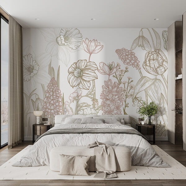 Zeichnung von Blumen und Pflanzen Zeichnung von Blumen und Pflanzen