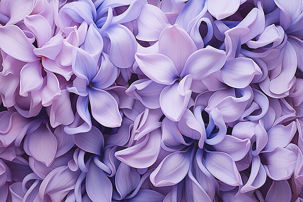 Gruppe violetter Blumen Gruppe violetter Blumen