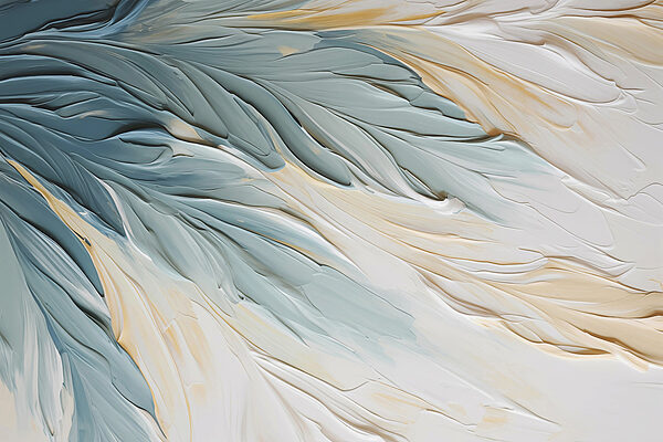 Close up of a painting