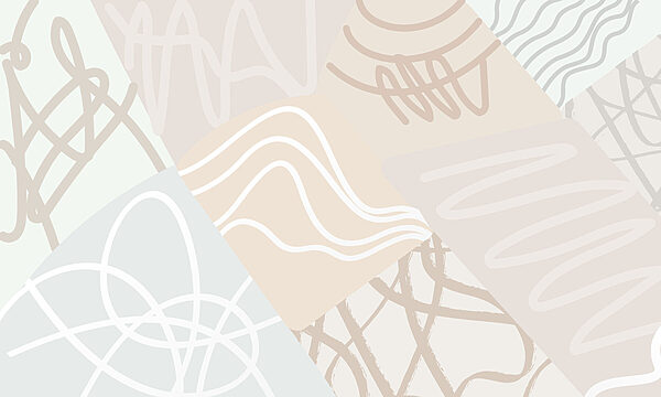 Muster aus Linien und Formen Muster aus Linien und Formen