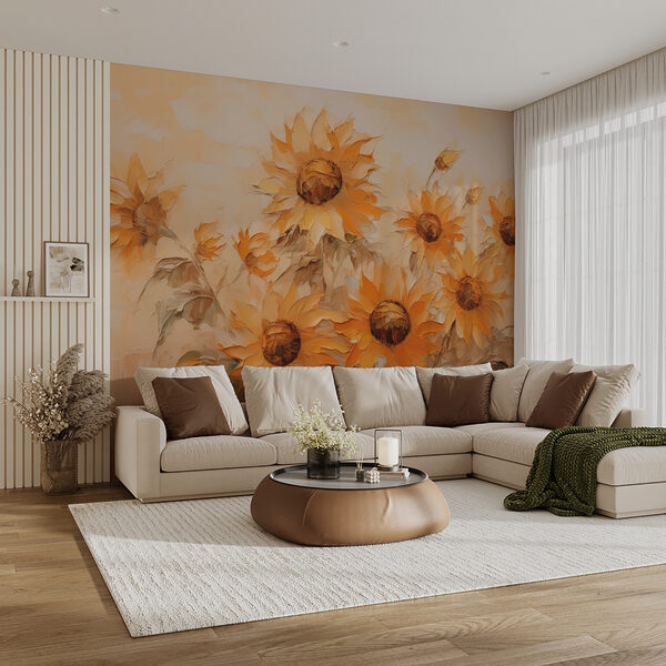 Gemälde von Sonnenblumen Gemälde von Sonnenblumen